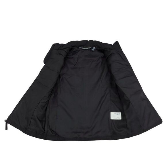 Lands' End Kids Puffer Vest Size Medium (5-6) Black Full Zip Snap Insulated - Picture 4 of 8